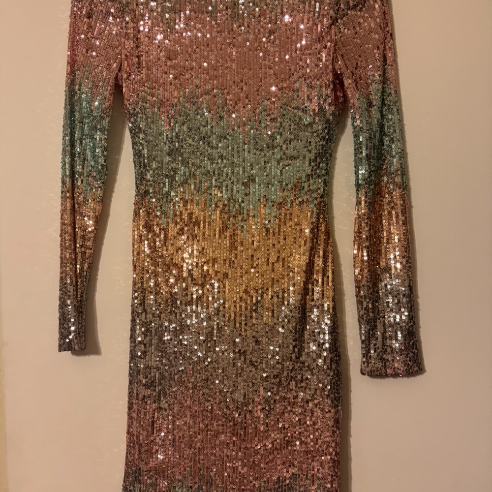 Sequin Multicolor Dress